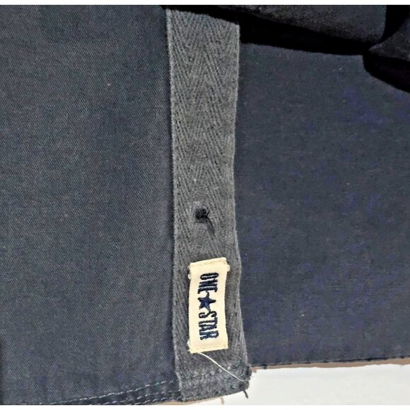 VTG Converse Men’s Long Sleeve Black Button-Down Shirt Size Large (Pre-Y2K) - Picture 9 of 16